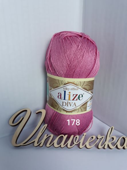 Alize Diva 178 dark pink