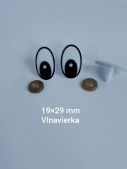 Ovalne Oči 19*29 mm