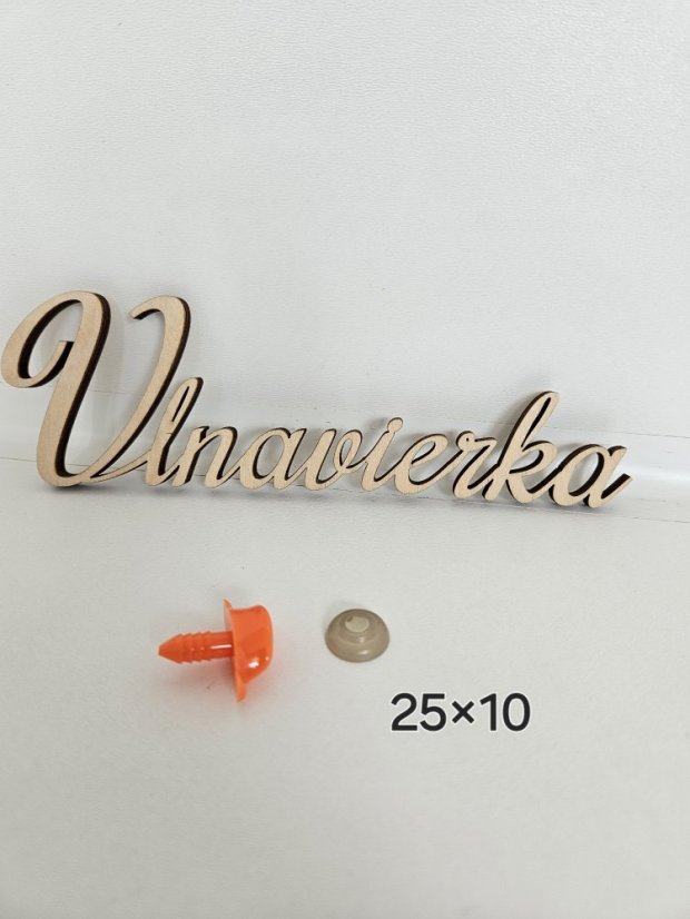 Kachní usta s pojistkou 25*10mm