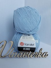 YarnArt Jeans 75 Modrá svetlá