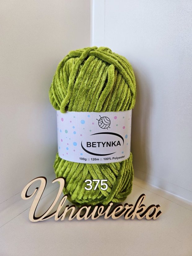 Betynka 375 orechová zelená