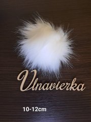 Kožešinová bambulka na čepici Ø10-12 cm