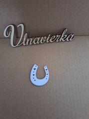 Drevená dekorace podkova 5cm