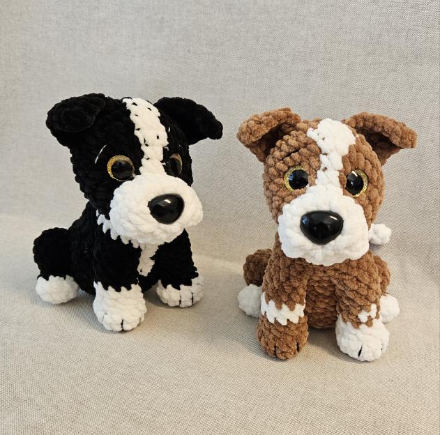 Hačkovany pes staford 20 cm