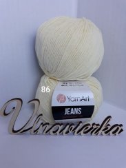 YarnArt Jeans  86 Vanilková