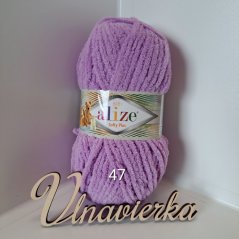 Alize softy plus 47 fialová