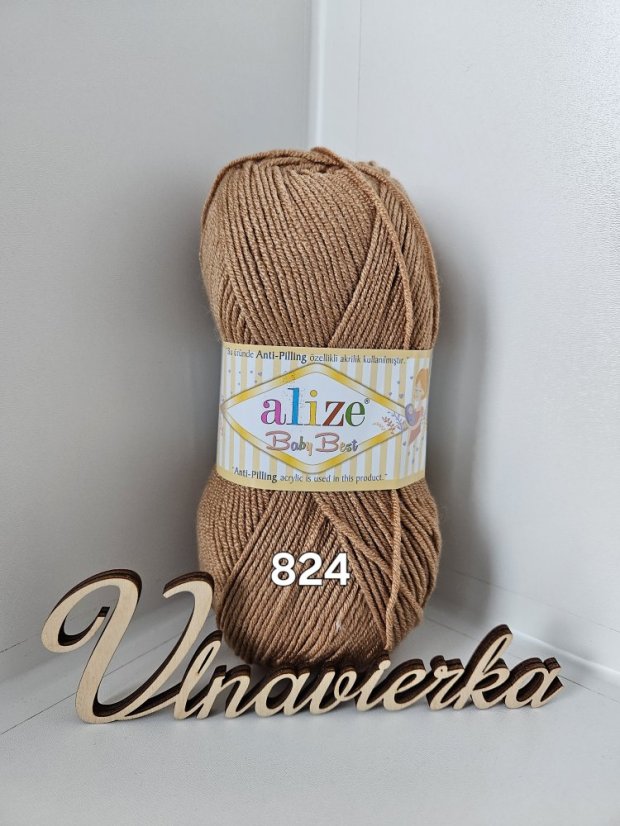 Alize Baby Best  824 hnedá