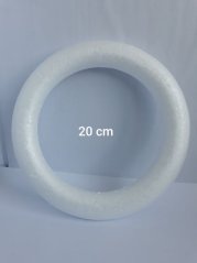 Polystyrenový věnec 20 cm
