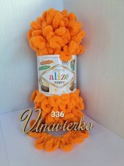 Alize Puffy 336 oranžová