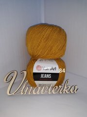 YarnArt Jeans 84 horčicová