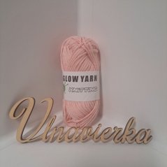 GLOW YARN příze svítící ve tmě GC516 ružová
