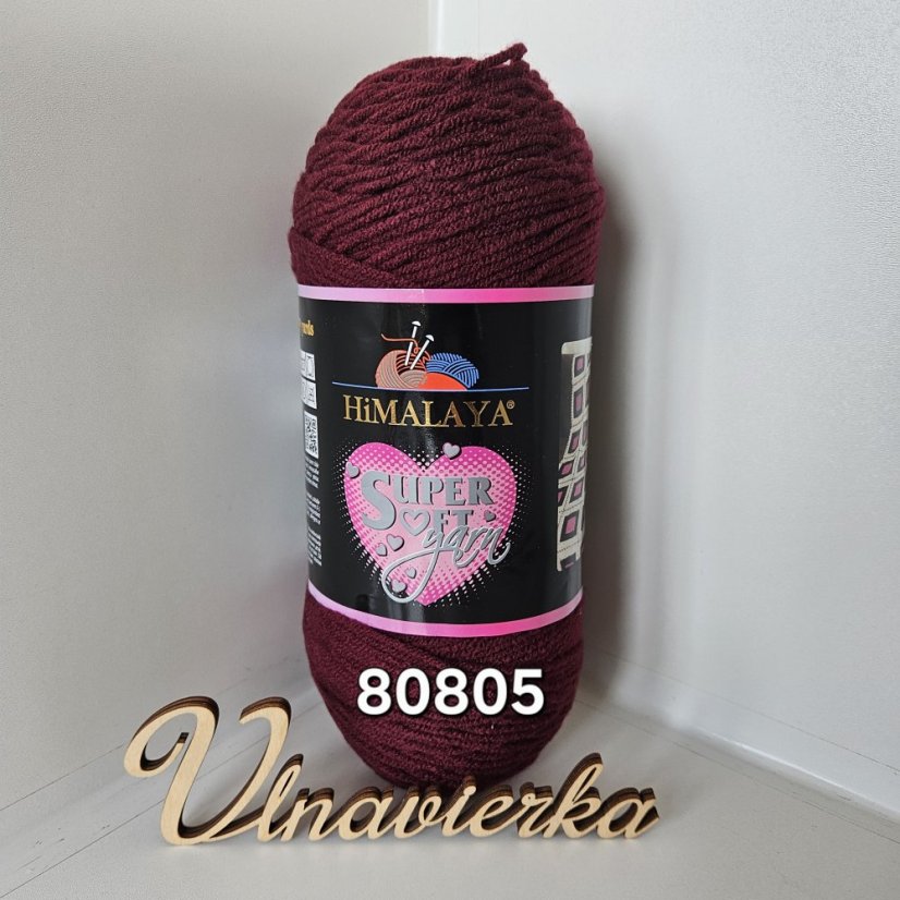 Himalaya Super Soft Yarn 80805 cviklová Himalaya Super Soft Yarn 80805 cviklová