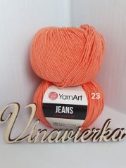 YarnArt Jeans 23 oranžová svetlá