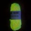 GLOW YARN priadza svietiaca v tme G010 zelená tyrkys