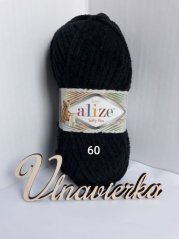 Alize softy plus 60 čierna