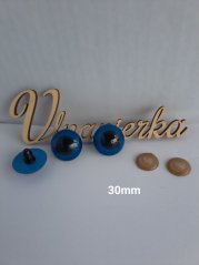 Farebne oči 30mm s pojistkou mix