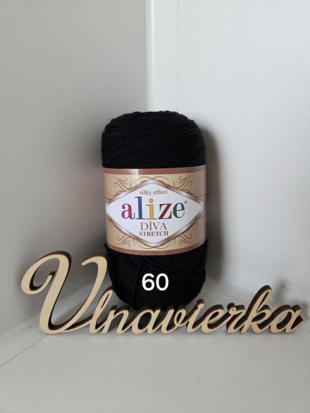 Alize Diva Stretch 60 černá