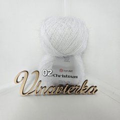 YarnArt Christmas 02 bilá