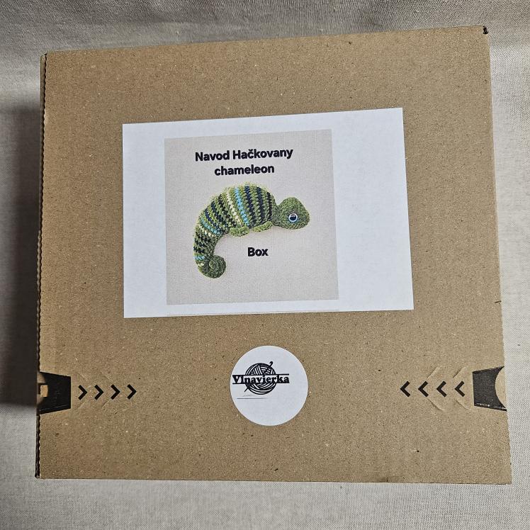 Box Hačkovaný Chameleon 27 cm