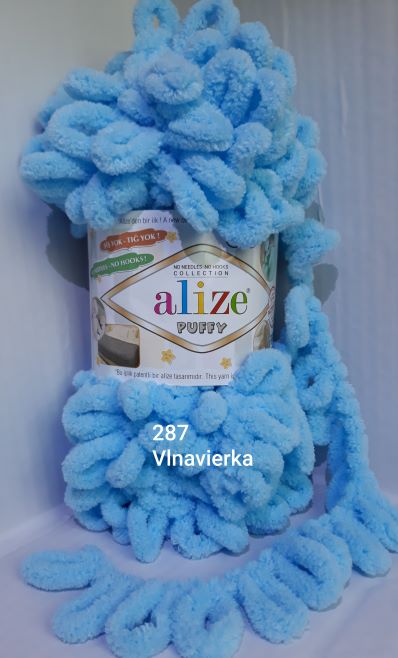 Alize Puffy 287 svetlá modrá Alize Puffy 287 svetlá modrá