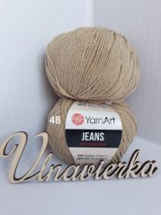 YarnArt Jeans 48 hnedá svetlá