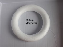 Polystyrenový věnec 26,5 cm