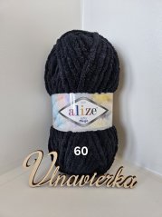 Alize Softy Mega 60 čierná