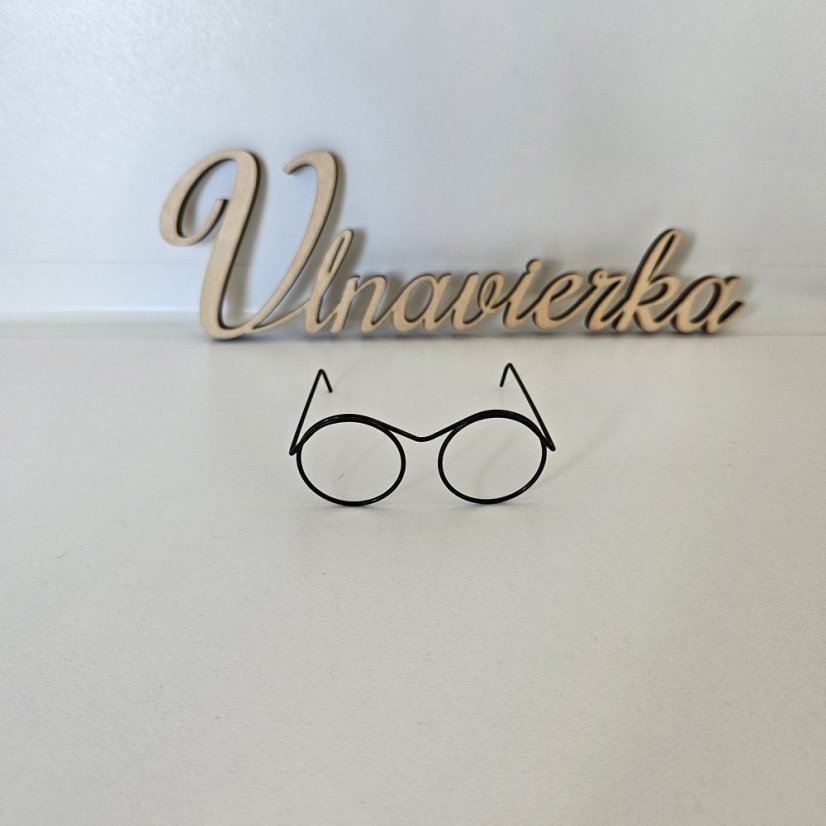 Drôtené okuliare 6 cm