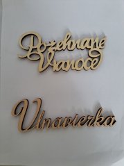 Požehnaná Vianocé 15*7 cm
