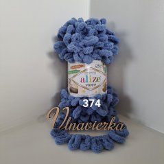 Alize Puffy 374 modrá jeans