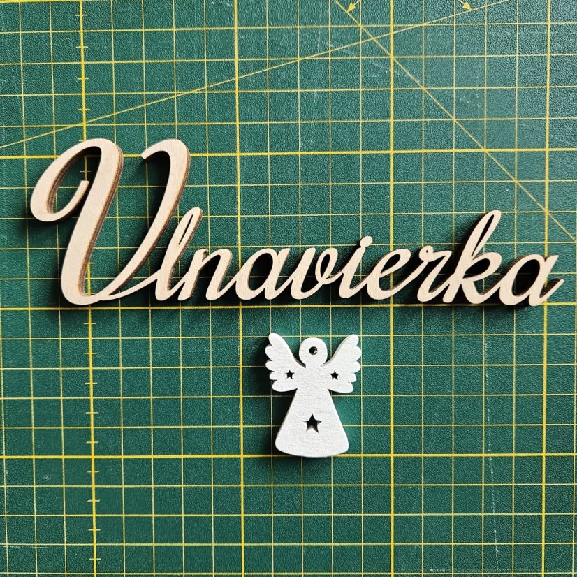 Drevená dekoracia Anjel 4cm