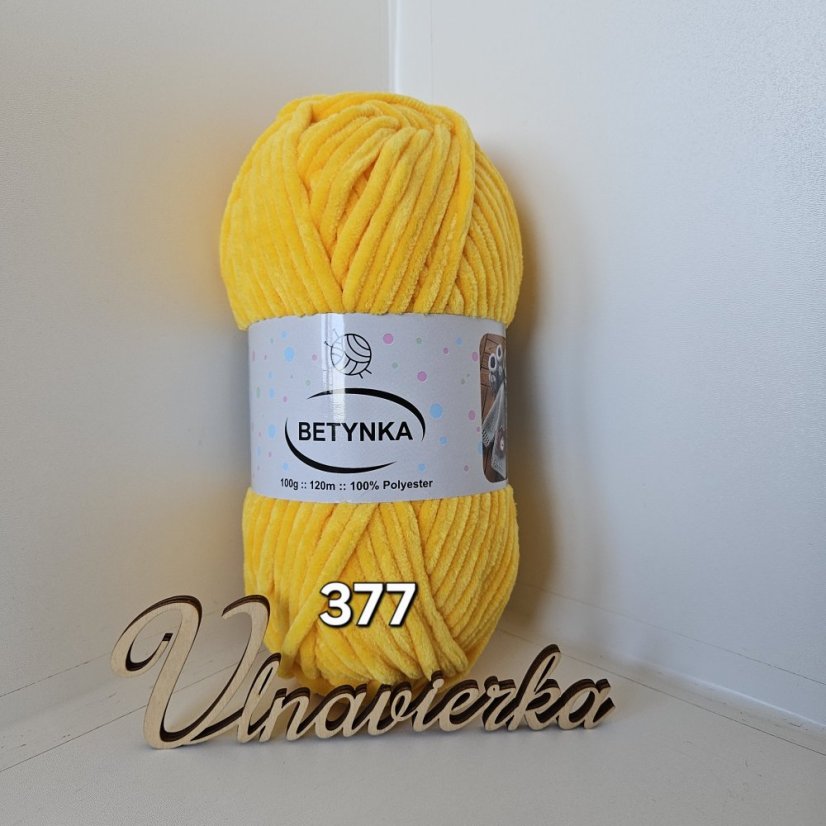 Betynka 377 žltá