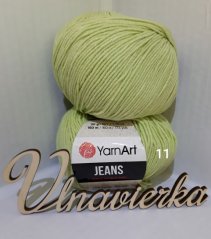 YarnArt  Jeans 11 svetlá zelená