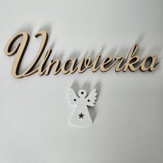 Drevená dekorace Anjel 4cm