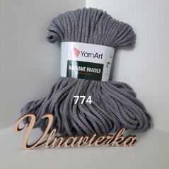 YarnArt Macrame Braided 774 šedá