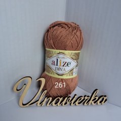 Alize Diva 261 svetlo hnedá