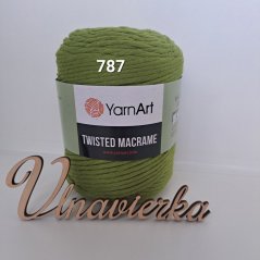 YarnArt Twisted Macrame 787 Tmavo zelená 5mm