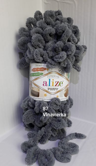 Alize Puffy 87 tmavá šeda