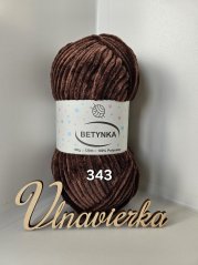 Betynka 343 hnedá tmavá