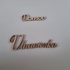 Drevené slovo "Domov" 9*3cm