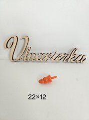 Plastovy nos mrkvá na zapichovani 22*12mm