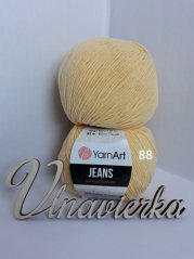 YarnArt Jeans 88 Žltá