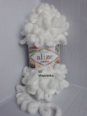 Alize Puffy 55 biela