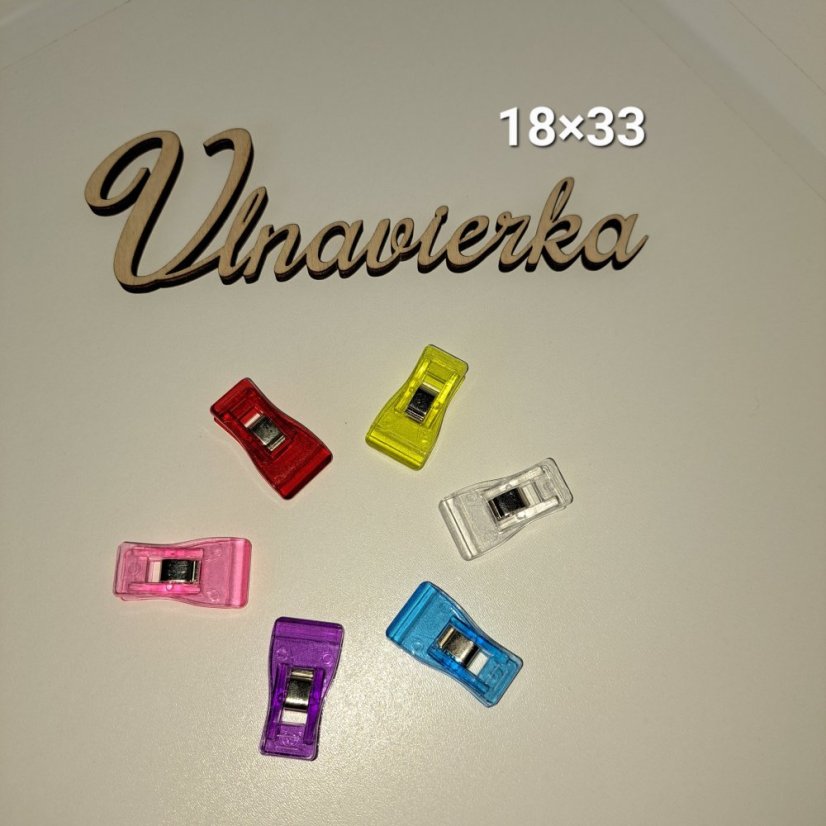 Fixační kolíček / svorka 18x33 mm