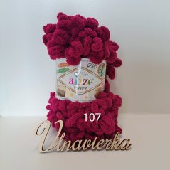 Alize Puffy  107 bordová