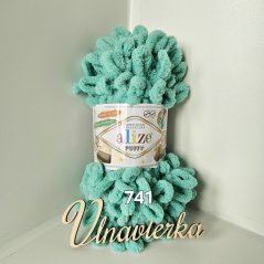 Alize Puffy 741 smaragdová