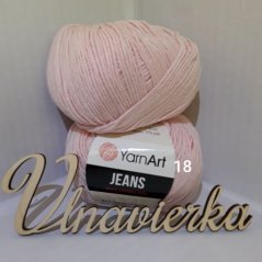 YarnArt Jeans 18 ružová svetlá