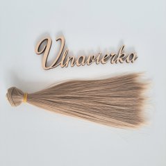 Vlasy pro panenky bežová