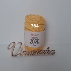 YarnArt Macrame Rope 764 žltá 3mm