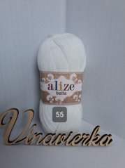 Alize Bella 55 biela 100g